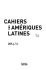 cahiers amériques latines - l`Iheal