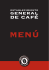 Menu - Establecimiento de Café