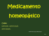 Medicamentos - Homeopatia Explicada