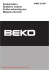 BEKO WMD 25106 PT User Manual Pdf