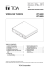 WIRELESS TUNERS WT-5800 WT-5805