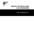 manual de instalação e de operações