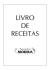 Livro de receitas