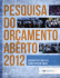 Pesquisa do Orçamento Aberto de 2012