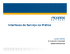 Interfaces de Serviço na Prática