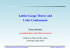 Lattice Gauge Theory and Color Confinement