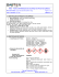 FISPQ – FICHA DE INFORMAÇÕES DE SEGURANÇA DE