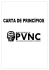 Carta de Princípios do PVNC