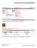 ficha de dados de segurança