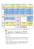 Plenary talks are in yellow and will be held in the (new) Auditorium