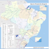 Mapa dos Principais Rios Navegáveis