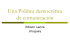 Una Política democrática de comunicación