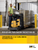 projetado para maior produtividade - Mitsubishi Caterpillar Forklift