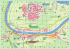 Stadtplan mit Wanderkarte