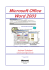 Word 2003  - Microsoft Office Schulungsunterlagen