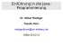 Einführung in die Java- Programmierung