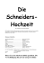 Die Schneiders-Hochzeit - Theaterverlag Arno Boas