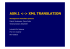 ASN.1  XML TRANSLATION Management Verteilter Systeme