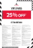 25%OFF *