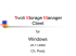 Windows Tivoli Storage Manager Client