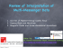 Review of Interpretation of Multi-Messenger Data