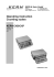 Operating instruction Counting scales